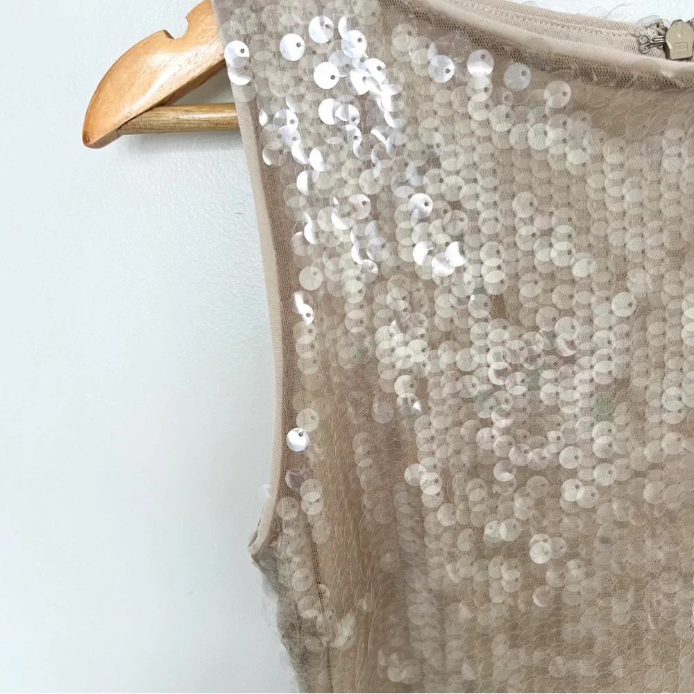 STAUD Eton Sequin Mini Dress in Moon Size XS - Picture 11 of 12